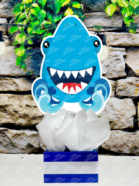 Shark Attack Birthday Theme Party Decoration Table Centerpiece