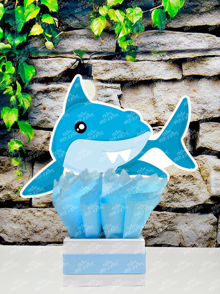 Shark Attack Birthday Theme Party Decoration Table Centerpiece