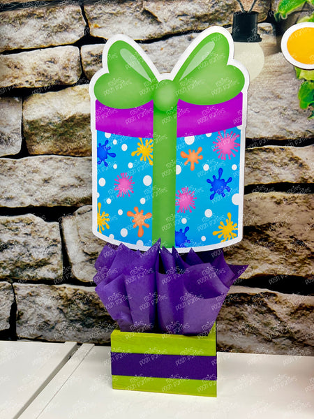 Slime Birthday Theme Centerpiece Party Decoration