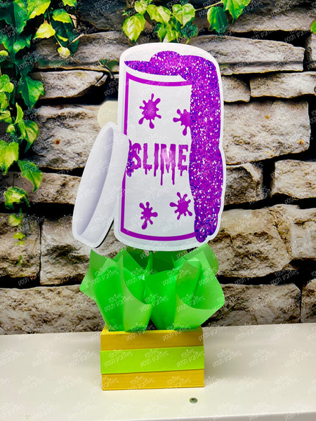 Slime Birthday Theme Centerpiece Party Decoration