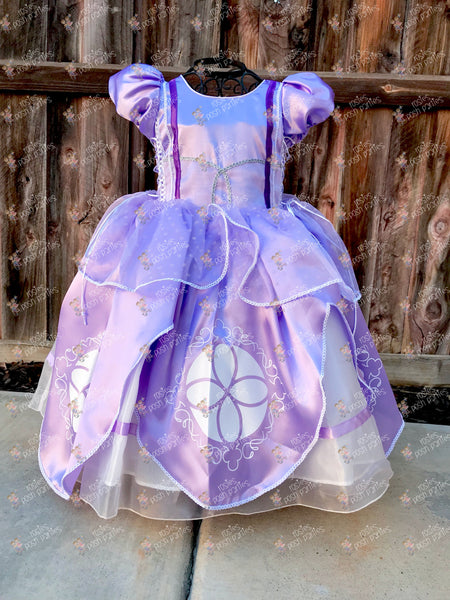 Princess Sofia Dress | Sofia Gown | Sofia Birthday Outfit | Sofia Halloween Costume