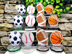 Sports Theme Birthday Baby Shower Favors candy treat jar for birthday or Baby Shower gift Sports birthday favor Sports baby Shower SET OF 12