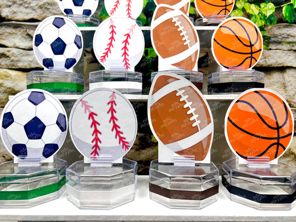 Sports Theme Birthday Baby Shower Candy Jar Party Favors