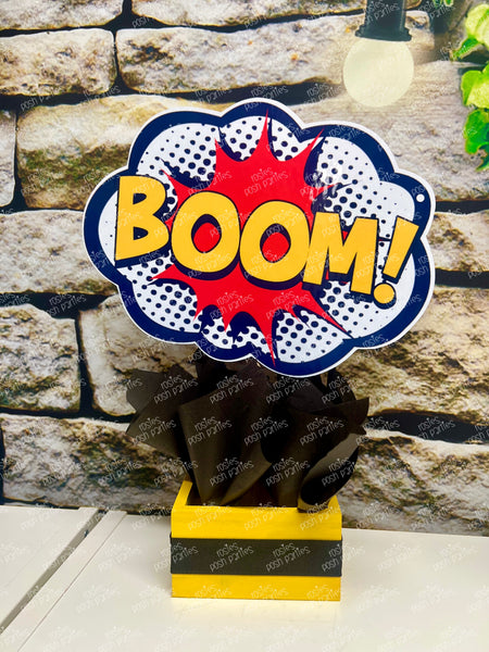 Superhero Theme | Superheroes Birthday Theme | Hero Theme | Superheroes Baby Shower Centerpiece Decoration | Superhero Bubbles SET OF 6