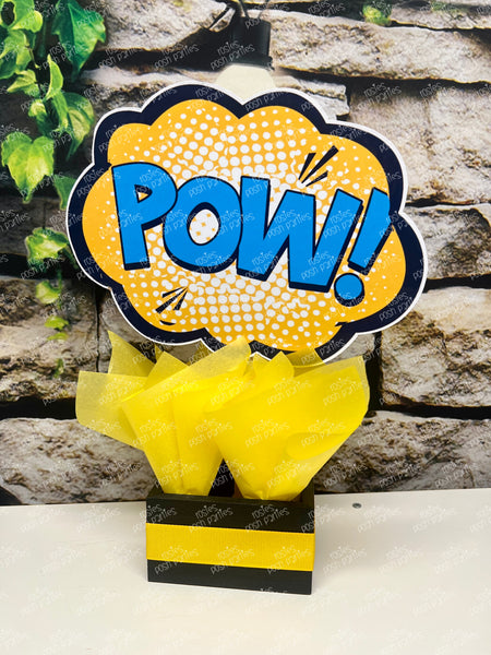Superhero Theme | Superheroes Birthday Theme | Hero Theme | Superheroes Baby Shower Centerpiece Decoration | Superhero Bubbles SET OF 6