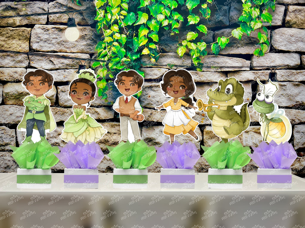 Tiana Birthday Baby Shower Theme Party Decoration Table Centerpiece