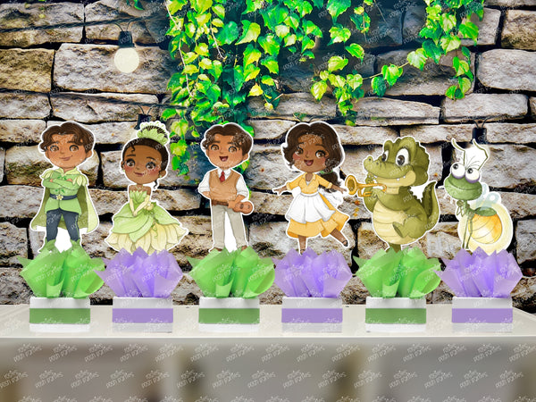 Tiana Birthday Baby Shower Theme Party Decoration Table Centerpiece