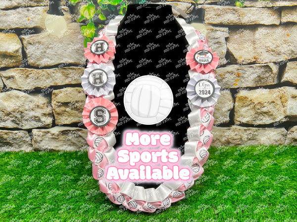 Graduation Lei | Theatre Lei | Senior Night Gift Lei | Braided Ribbon Lei | Graduation Ribbon Lei | Graduate Lei | Music Drama Lei