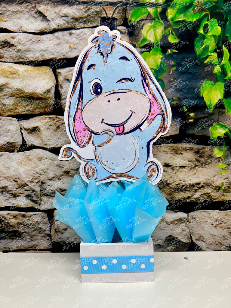 Winnie the Pooh Centerpieces Baby Shower Decoration Hunny Rabbit Tigger Roo  Decor Cutouts Cake Topper Printable Digital