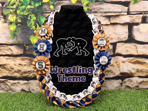 Soccer Graduation Lei | Volleyball Lei | Senior Night Gift Lei | Braided Ribbon Lei | Graduation Ribbon Lei | Graduate Lei | Sports Lei