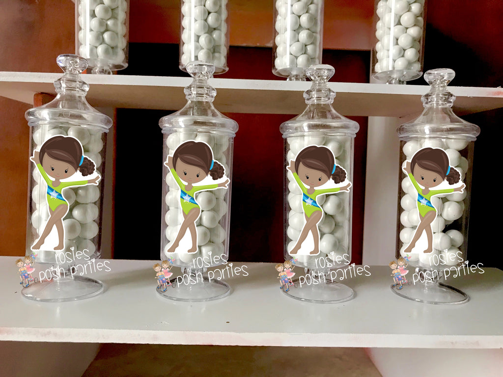 Gymnast Theme Apothecary Party Favors