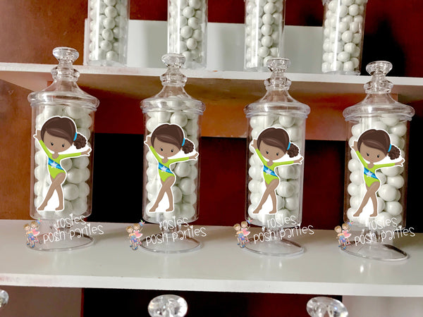 Gymnast Theme Apothecary Party Favors