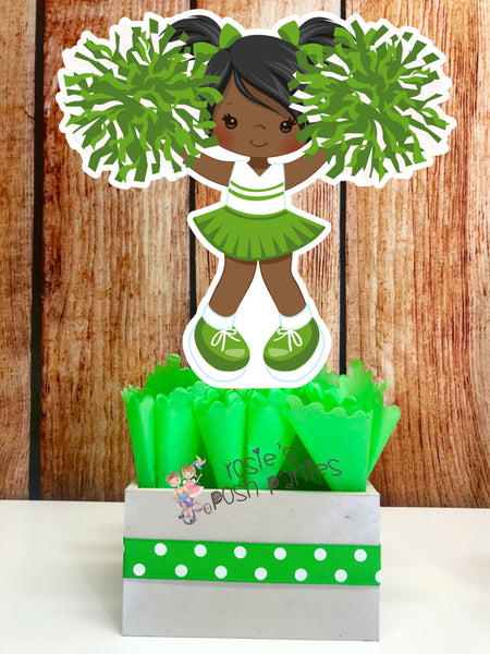 Cheerleader Birthday Theme Centerpiece Decoration