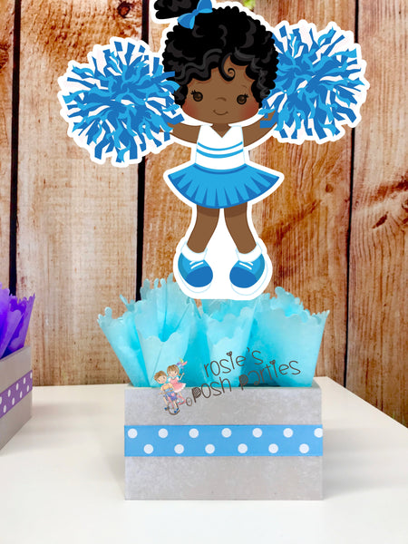 Cheerleader Birthday Theme Centerpiece Decoration