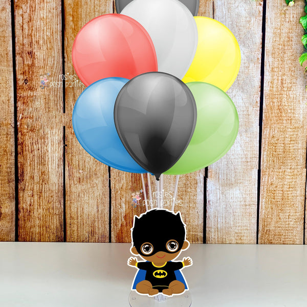 Afro American Birthday Baby Shower Theme Balloon Centerpiece Decoration