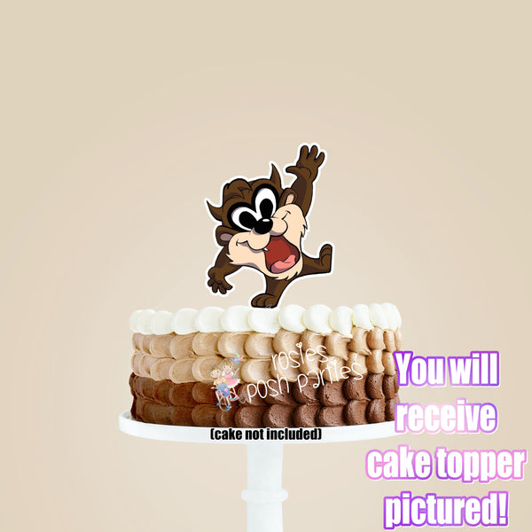 Baby Looney Tunes Baby Shower Theme Cake Topper