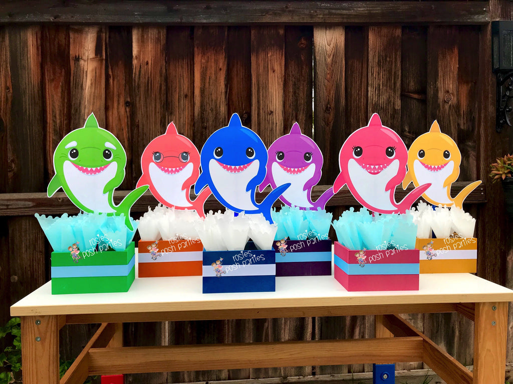 Baby shark centerpieces hotsell