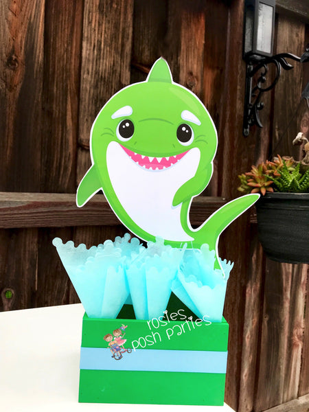 Baby Shark THeme Party Centerpiece Decoration