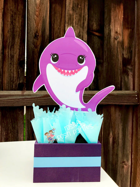 Baby Shark THeme Party Centerpiece Decoration