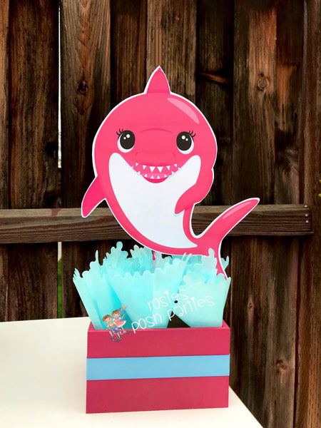 Baby Shark THeme Party Centerpiece Decoration