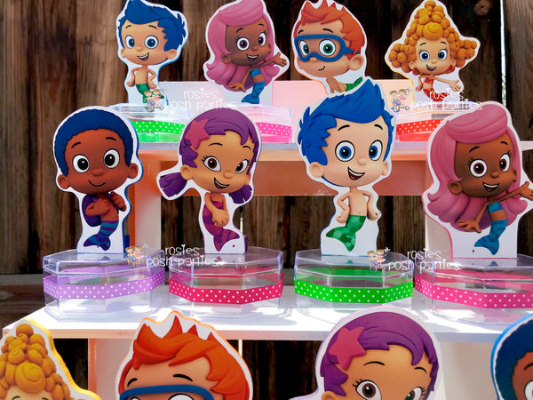 Bubble Guppies Birthday Theme Candy Favor Jars