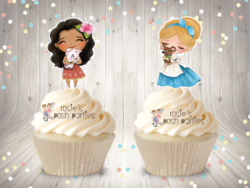 Disney princess outlet cupcake rings