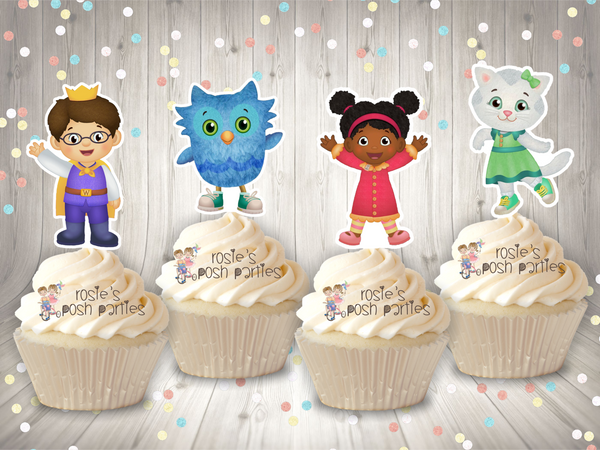 Daniel Tiger Birthday Theme Cupcake Toppers