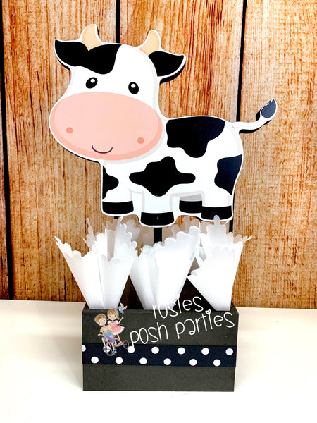 farm theme centerpiece decoration