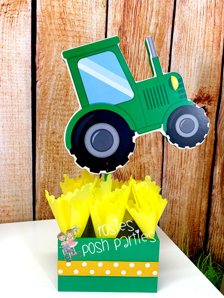farm theme centerpiece decoration