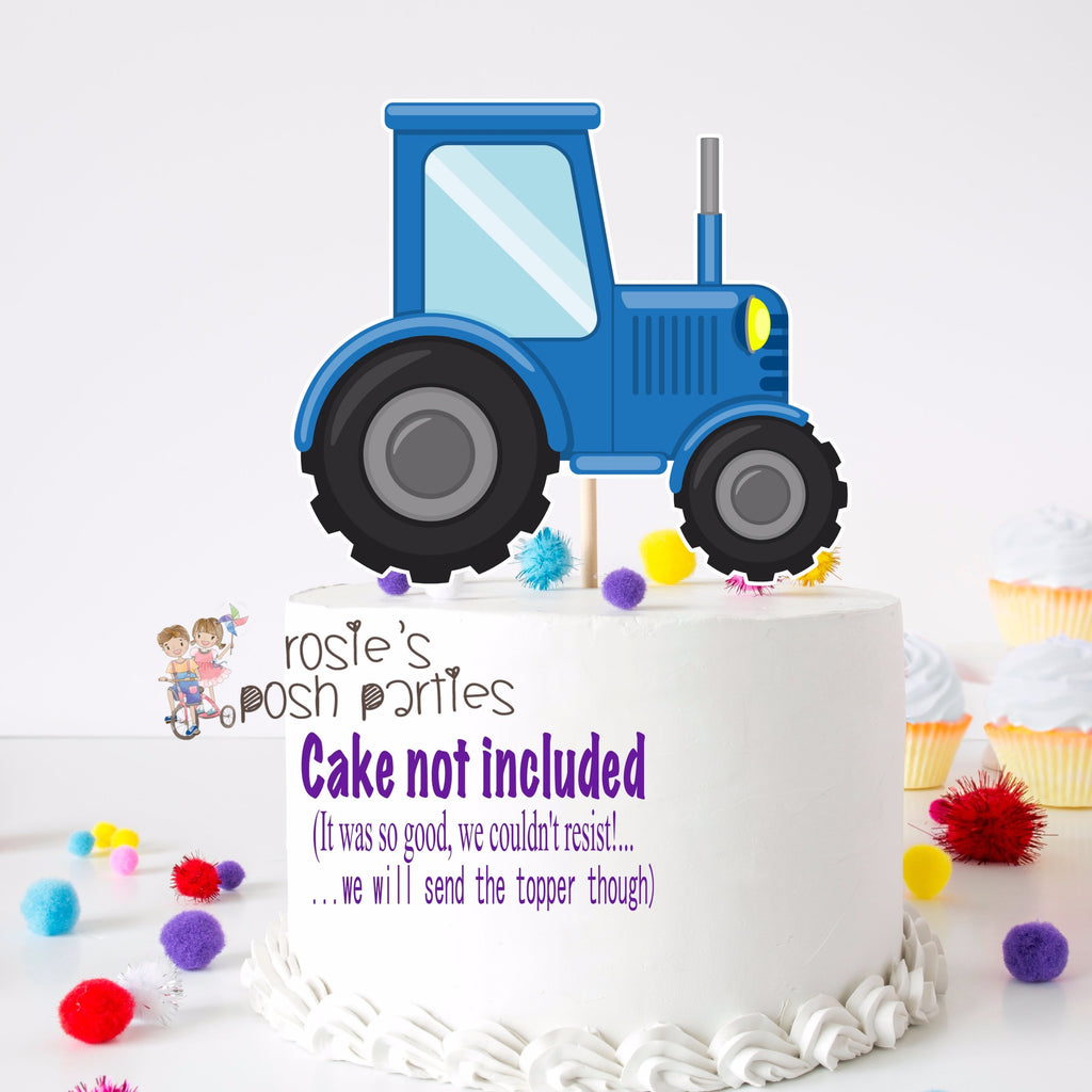 Farm Theme Tractor Smash Cake Topper Diaper Cake Baby Shower or Birthday Topper