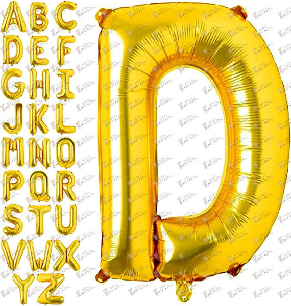 Gold Foil Jumbo Letter Balloon Photo Backdrop Balloon Decoration Large Letter for Birthday Baby Shower Balloon