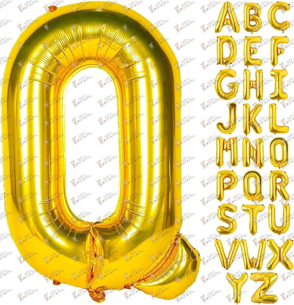 Ballon Lettre Gold Letter Ballon Chiffre Happy Birthday Foil