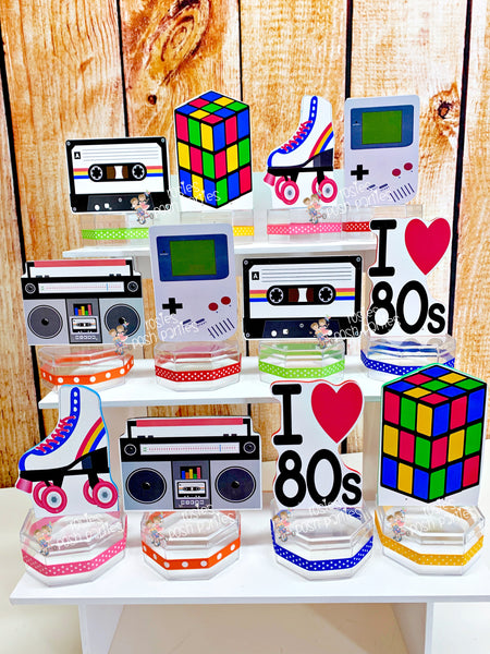 I love 80's Theme Party Decoration Favors