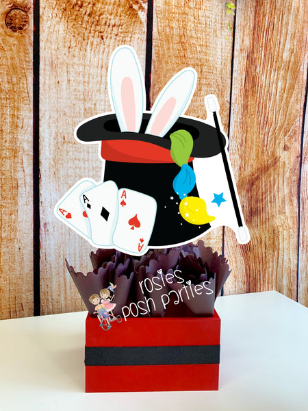 Magician Theme Birthday Party Centerpiece Decoration