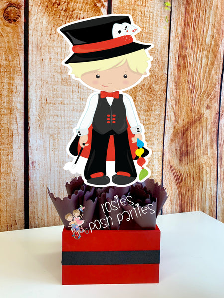 Magician Theme Birthday Party Centerpiece Decoration