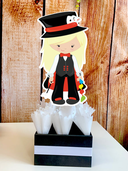 Magician Theme Birthday Party Centerpiece Decoration