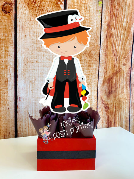 Magician Theme Birthday Party Centerpiece Decoration