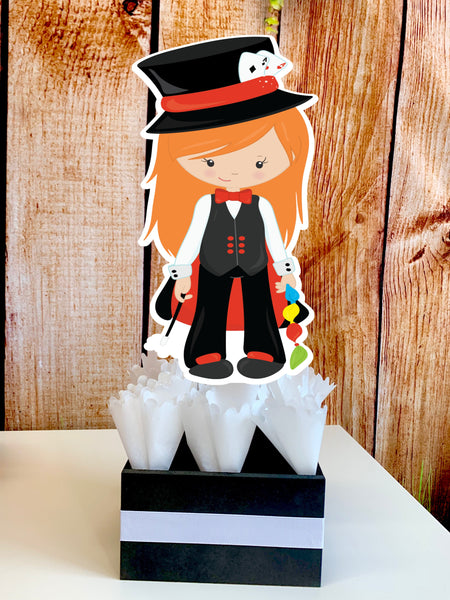 Magician Theme Birthday Party Centerpiece Decoration