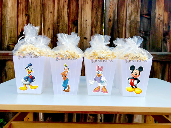 Mickey Mouse Clubhouse theme Party Popcorn Favors SET OF 12