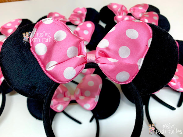 Mickey Minnie Headband Ear Party Favors
