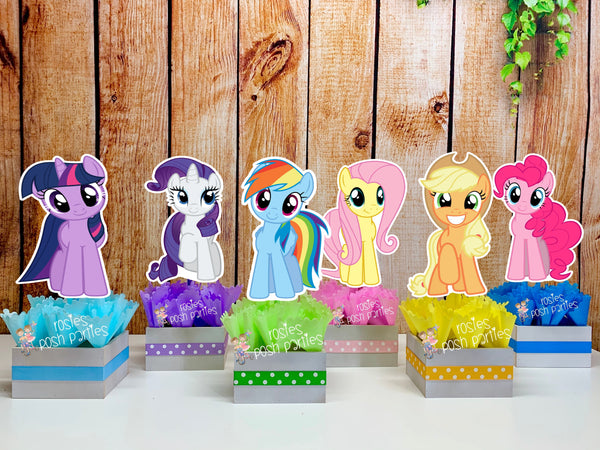 My Little Pony Birthday Theme Centerpiece Decoration