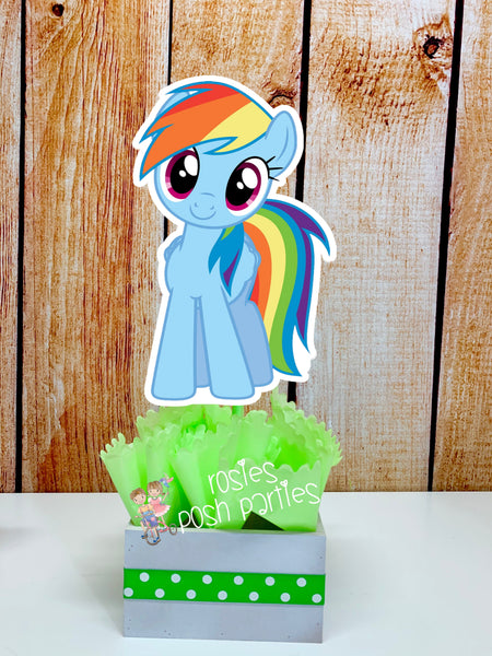 My Little Pony Birthday Theme Centerpiece Decoration