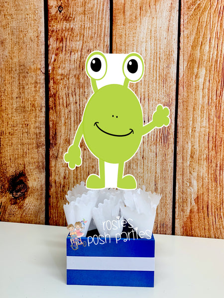 outer space birthday theme centerpiece decoration