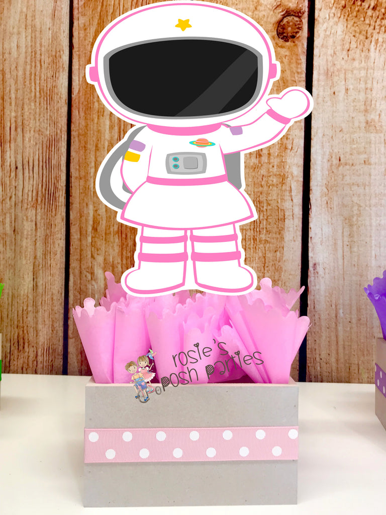 Solar System Outer Space Theme Girl Birthday Party Centerpiece ...