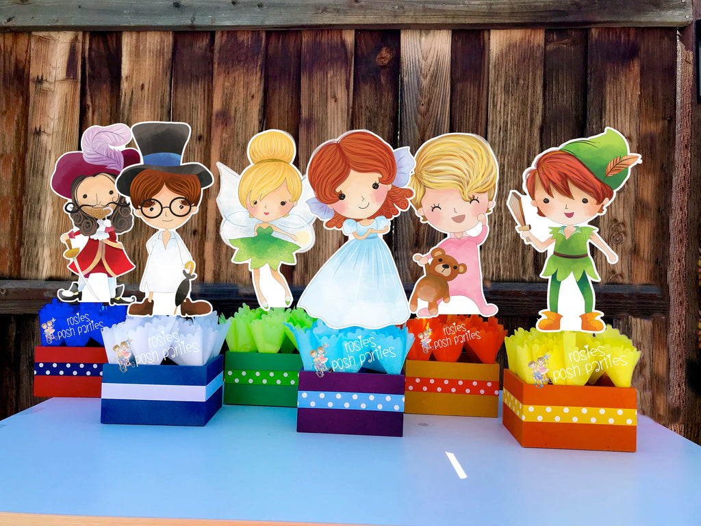 Peter Pan Birthday Theme Centerpiece Decoration Fairy Party INDIVIDUAL