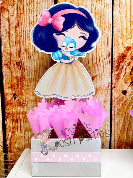 Classic Disney Princess Birthday or Baby Shower Centerpiece Decoration SET OF 6