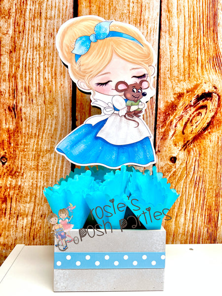 Classic Disney Princess Birthday or Baby Shower Centerpiece Decoration SET OF 6