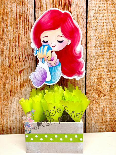 Classic Disney Princess Birthday or Baby Shower Centerpiece Decoration SET OF 6
