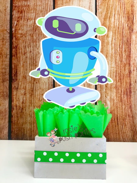 Robot Theme Centerpiece Decoration