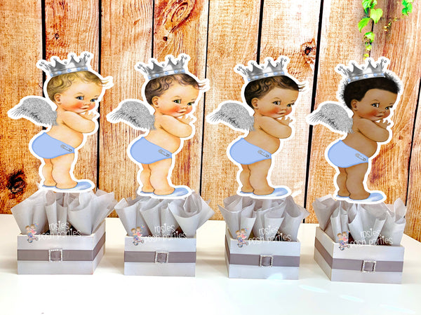 Heaven Sent Baby Shower Centerpiece Decoration